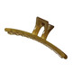 New style, simple and stylish, large, single-line clip, temperament, back of head, jelly color, shark clip, gray