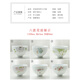SUSHI CERAMICS Kung Fu Tea Cup Hand-painted Hundred Flowers Ceramic Personal Cup Thin Body Porcelain Master Cup Holiday Gift Box