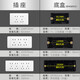 Delixi Switch Socket Panel CD691 Serie 118 Typ Drei-Position Fünf-Loch 15-Loch-Socket Panel Mode weiß