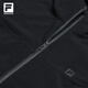 FILA Official Couple's Outdoor Jacket 2025 Autumn New Outdoor Sports Windproof Moisture Breathable Antibacterial Hooded Jacket for Men True Black-BK L 175/96A/L