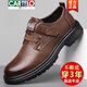 Cartelo Brand Cowhide Oren Chaussures masculines Nouveau 2024 Chaussures en cuir décontractées en cuir masculin Houghtable Chaussures de conduite Nouveaux produits 9908 Nouveau noir 42