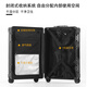 乌尼莫克（Uniamog）德国品牌新款行李箱拉杆箱多功能旅行箱结实耐用登机箱密码皮箱子 松花绿-USB充电 水杯座 承重挂钩 26英寸 /弹簧减震刹车轮+手机支架