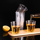 Baiji disposable cup aviation cup drinking cup beer liquor cup hard plastic tea cup octagonal cup 200ML*500 only