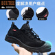Biutee Marke Light Luxury Herren- und Frauenarbeitsschutz Schuhe isolierte Schuhe atmungsaktiv, Anti-Smashing, Anti-Punktions-Sicherheitsschuhe Anti-Rutsch-, Säure- und Alkali-Widerstand Frühling und Sommer 878 Khaki Atmungsaktiven Stil 46