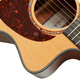 Saga (SAGA) SF830 veneer folk acoustic guitar, beginner advanced male and female students, add vibration shock electric box 41 inch SF830GC, original wood color, original sound