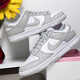 耐克（NIKE）Dunk Low Retro 男子白灰运动鞋复古板鞋 DD1391-103 灰白 42