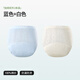 Betas Windeln Baby reines Baumwollwaschable Gaze Toilettentraining Hosen Urin -Trennung Neugeborene Würfel Ring 2 Packs Blau und Weiß