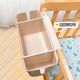 Crib hanging storage hanging basket diaper bedside diapers storage bag dormitory bed hanging bag bed fence storage box main picture
