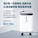Haier 3L oxygen generator for medical elderly, pregnant women and children, portable oxygen inhalation, large flow atomization, household Z301W, full function [clean sound + atomization + 8-level filtration + humidification] Haier official direct sales [brand guarantee]