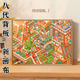 迦图鲮奶香农场数字油画超复杂2024新款卡通diy填色画填充宝藏湾油彩画 Z695 奶香镇大门 0cm*0cm 50*65CM DIY颜料画笔+八