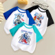 
Disney (Disney) Ultraman T-shirt for boys short-sleeved pure cotton T-shirt 2024 summer T-shirt for children's clothing boys top half-sleeved blue rag-shoulder [854 Ultraman] 120cm