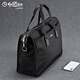 Goldlion men's handbag 2025 new Oxford cloth large capacity casual fashion men's bag computer business men's briefcase black large size 46*34*15CM large bag 17 inches