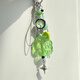 Destined to be high-value Four-leaf clover handmade hanging chain keychain beads small pendant camera chain cute niche Destined to be 2 four-leaf clover pendant