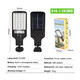 
XMSJ solar light outdoor lighting courtyard light solar wall light LED solar body sensing light garage wall light TY12808 9 grid COB with remote control solar street light