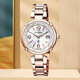 Citizen Watch XC Series Light Wave Watch Titanium Alloy Perpetual Calendar Elegant Business Fashion Women's Watch Gift For Girlfriend EC1047-57A