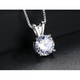 Fat Donglai same platinum pendant without chain imported technology moissanite diamond necklace women's PT950 single 50 points 1 gram 50 points platinum rabbit single pendant