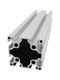 Profils en aluminium personnalisés 6060 Profils d'aluminium industriels à double queue normes européen