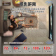 Zhuzhe electric ground lift projection screen for home use voice linkage mobile portable high-definition light-resistant outdoor ground pull remote control automatic lifting home theater 120-inch audio pull cable: [linkage + AI voice] 8K nanometer carbon crystal light-resistant