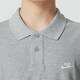 耐克（NIKE）官方舰店短袖男装 夏夏新款运动服时尚透气POLO衫翻领T恤衫 FN3895-063/灰色刺绣小标 S