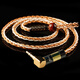 
Xiaofan Headphone upgrade cable Sennheiser ie80s balance cable mmcx se535 846 im03 Platinum copper silver black 3.5mm plug/1.1m