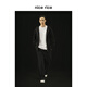 Schöner Reis guter Reis r. Serie 500G Baumwollgestricke Kordel Straße lässige losen Hoodie NCQ12027 Blumengrau (500 g) l