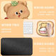 Mojia (mojia) forme spéciale toast ours souris tampon petite protection du poignet mignon girl girl ins style ordinateur bureau bosses yx-1396 [bonjour ours] pas de spécifications