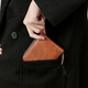 
Kangaroo men's wallet short zipper wallet young student wallet men's multi-card multi-function wallet Kangaroo i short zipper deep coffee jd