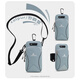 Tiannan Brothers (TNBROTHERS) mobile phone arm bag running bag arm sleeve equipment men's and women's sports special arm bag wrist arm sleeve wrist gray
