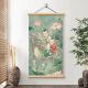 麒麟送子挂图麒麟子装饰年画海报麒麟子图富贵吉祥结婚童子画卧 11151麒麟送子图A 宽50CM*高100CM 色框+高清油