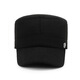 Wife charming middle-aged and elderly men's hat winter dad ear protection flat cap plus velvet thick peaked cap to keep grandpa old man cotton hat A51-1 style hat black adjustable
