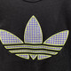 
Adidas (adidas) Clover Short Sleeve T-shirt Women's 2025 Summer New Sports Running Training Casual Comfortable Round Neck Top Set HB9435 Black L