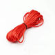 Qindu Chinese knot wire No. 5 No. 6 No. 7 bracelet red rope braided rope braided wire rope diy handmade pendant lanyard SN No. 7 wire red about 5 meters