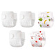 Diapers baby pure cotton washable newborn gauze diaper pants baby urine ring meson cloth pocket diaper wash water [7A antibacterial] 5 packs random color L code [recommended 15-25 Jin [Jin equals 0.5 kg] baby]