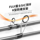 致尊坊桑巴鸿光超轻套装 路亚杆水滴轮纺车轮全套路亚装备泛用远投竿 2.04m 枪柄C682M+水滴轮左手