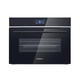 
Siemens (SIEMENS) 47-liter German imported steam oven 4D hot air bending grilling precision-controlled probe steaming and baking machine Multiple self-cleaning sub-boiling lock fresh steaming oven CS736G3B1W Black
