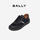 BALLY men's shoes classic striped leather shoes casual shoes sports shoes 6307943 black size 41 New Year gift