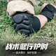MPPMCK tactical knee pad elbow pad crawling training set sports equipment protective gear thickened breathable anti-fall military training essentials knee pad elbow pad set L code (130-150Jin [Jin equals 0.5 kg])