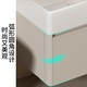
MoGUANL ultra-narrow 30 mini small size bathroom cabinet space aluminum wash basin 40 small bathroom wash basin cabinet combination main cabinet + ceramic integrated basin 4837cm