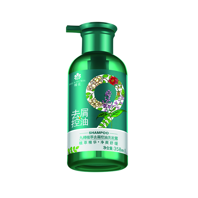蜂花九樽植萃去屑控油洗发露358ml