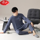 Langsha (Langsha) 6xl Pajamas de manga larga de algodón largo de tamaño largo para hombres para hombres Spring and Autumn Fat Plus Fat Plus gran tamaño 260 Jin [Jin iguala 0.5 kg] Jóvenes ropa casual QDX9901 XL 125-145 Jin [Jin equivale a 0.5 kg]]]