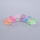 Office decoration mini ornaments luminous rabbit ornaments desktop glowing crystal animal doll play color luminous fat rabbit 10