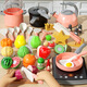 Yunya Children's House Playing Kitchen Toys Girl Cooking Simulation Kitchenware Set Induction Cooker Frying and Rice Child Gift Large Kitchenware Set-Red 31-Piece Set-Red [with Induction Cooker]