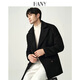 Hanny (Hany) [super épais voile de chameau manteau de marine] veste en laine masculine en laine à double se veste en laine pour hommes à double poitrine hivernale mo qiuli noire noire [version personnalisée à une seule taille] xl (52) [suggéré 170-190jin [Jin est égal à 0,5 kg]]]]