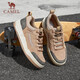 Chameau (chameau) Chaussures à épissage rétro à la mode masculin et chaussures décontractées G13A342155 Couleur de blé 40