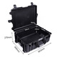 
Dingyang protective box multi-functional instrument box waterproof plastic precision equipment safety box custom evaD6628 black black + custom eva lining