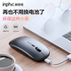 INPHIC M1PRO wireless Bluetooth three-mode mouse rechargeable office light mouse power display laptop universal Bluetooth 5.0 metallic gray