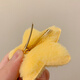 Soft cute star chubby yellow five-pointed star plush hairpin girl hairpin cute hair accessories dopamine jewelry soft cute star 1 pack
