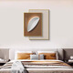Yichao Bedroom Decorative Painting Modern Simple Bedside Hanging Painting Master Bedroom Background Wall Restaurant Mural Living Room Sofa Wall No Punching 01 Style 60*80+50*70 Crystal Porcelain Painting Abstract Art Suitable for 1.5-1.8 Meter Bed Aluminum Alloy/Crystal Porcelain Painting Smooth Surface + Easy to Care