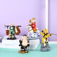 Sun Wukongs Figur Doll Monkey King Journey zu den West -Cartoon -Ornamenten Kinder Jungen Schüler Geschenke Home Accessoires [Reise zu den Westverzierungen] Vier Meister und Auszubildende a
