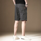
JEEP SPIRIT American casual shorts men's summer thin ice silk trendy brand loose sports mid-pants trendy straight-leg five-point pants 983 khaki B style 2XL [suitable for 170-190Jin [Jin equals 0.5 kg]]